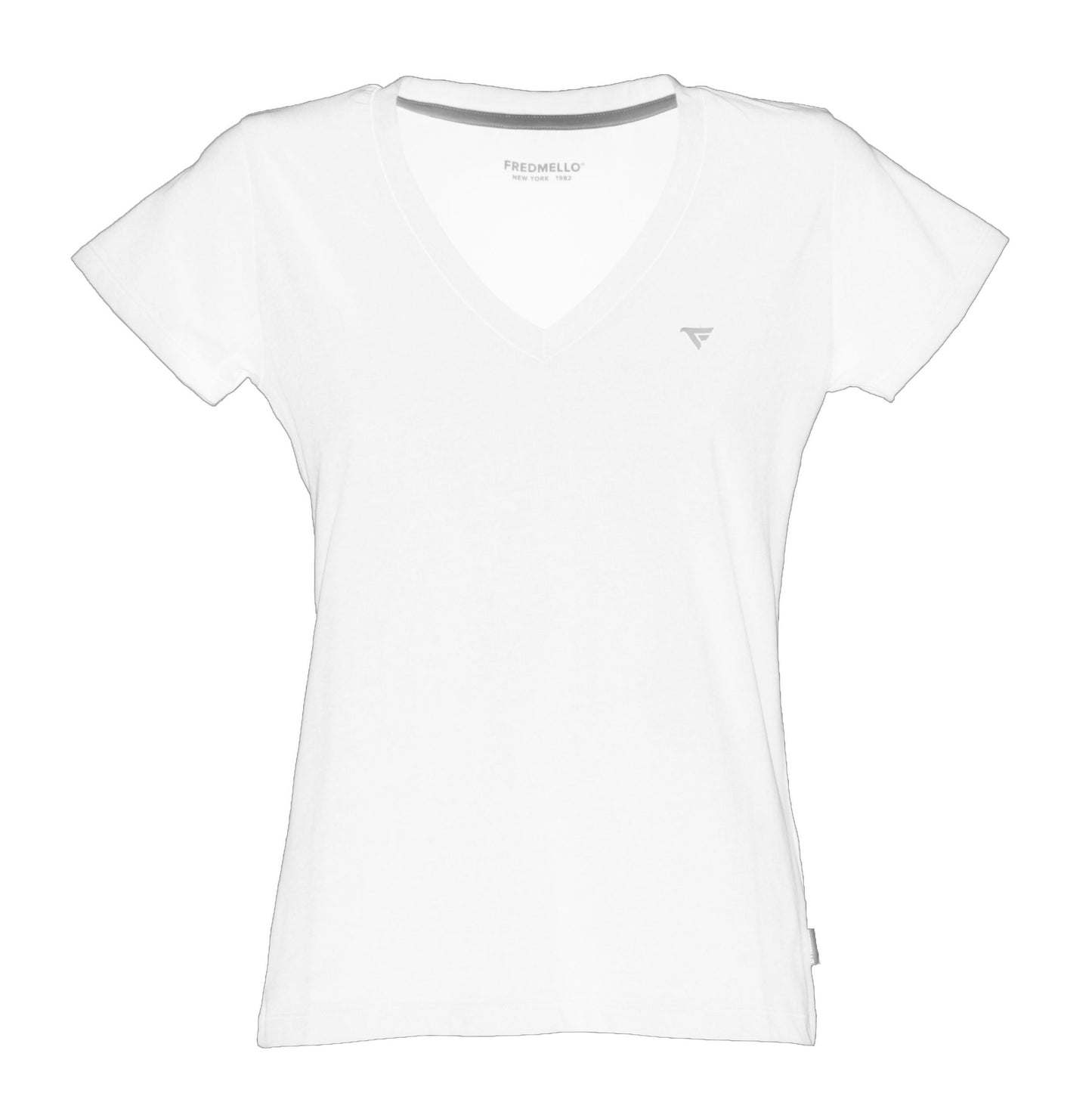 Chic White Cotton Tee