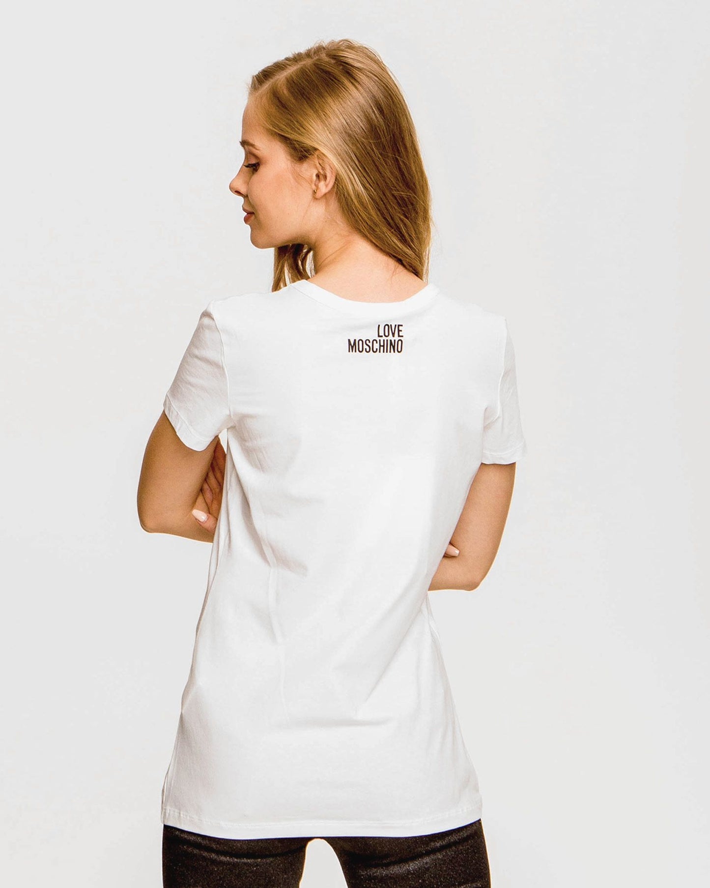 Chic Printed Cotton Tee with Stretch