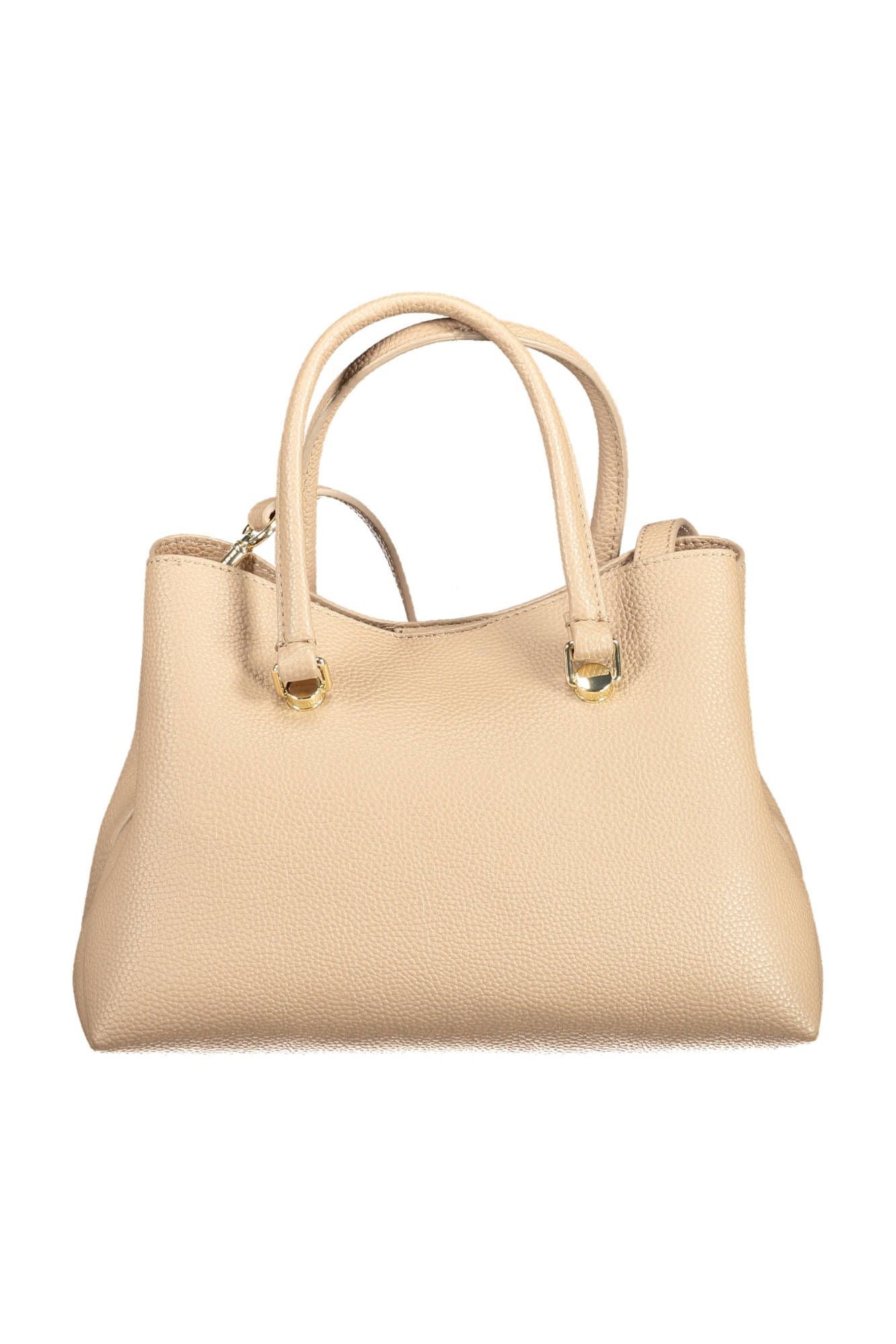 Beige Polyester Handbag