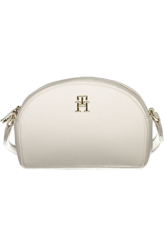 White Polyester Handbag