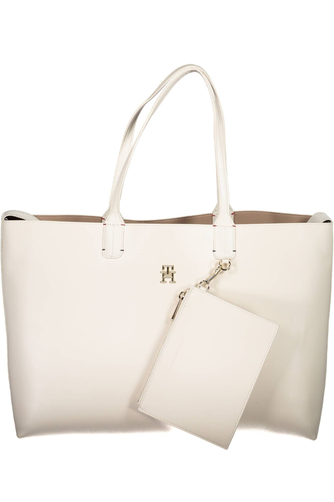 White Polyurethane Handbag