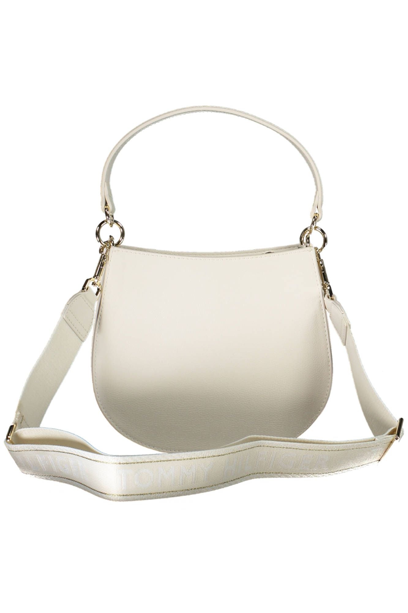 White Polyester Handbag