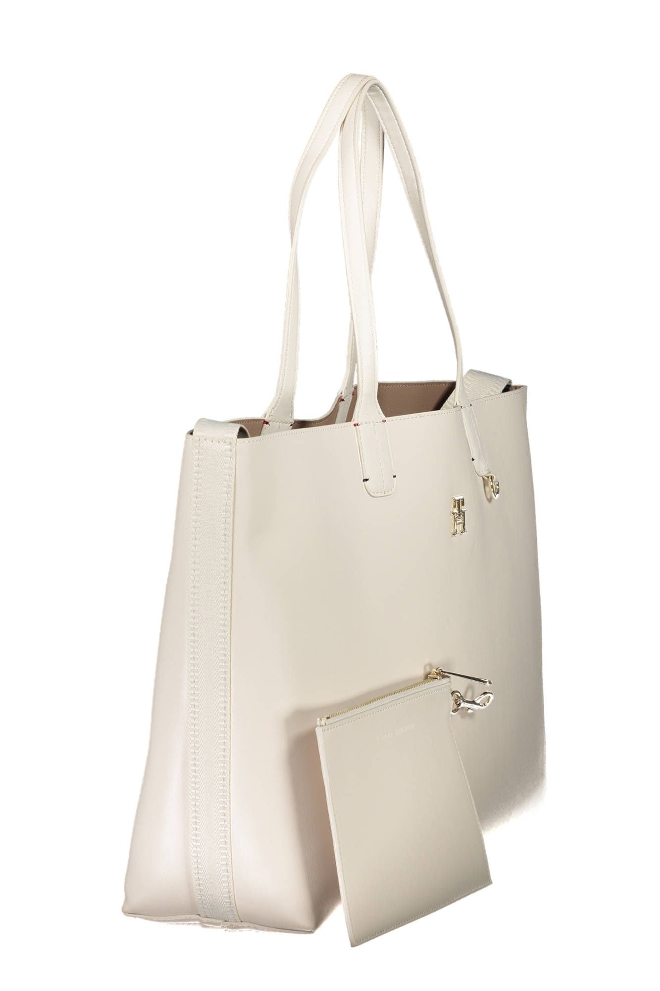 White Polyurethane Handbag