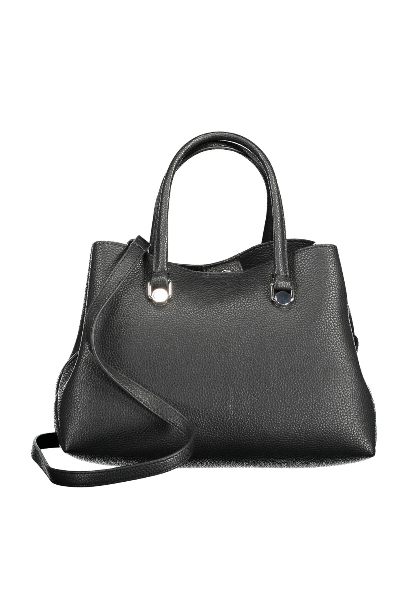 Black Polyester Handbag