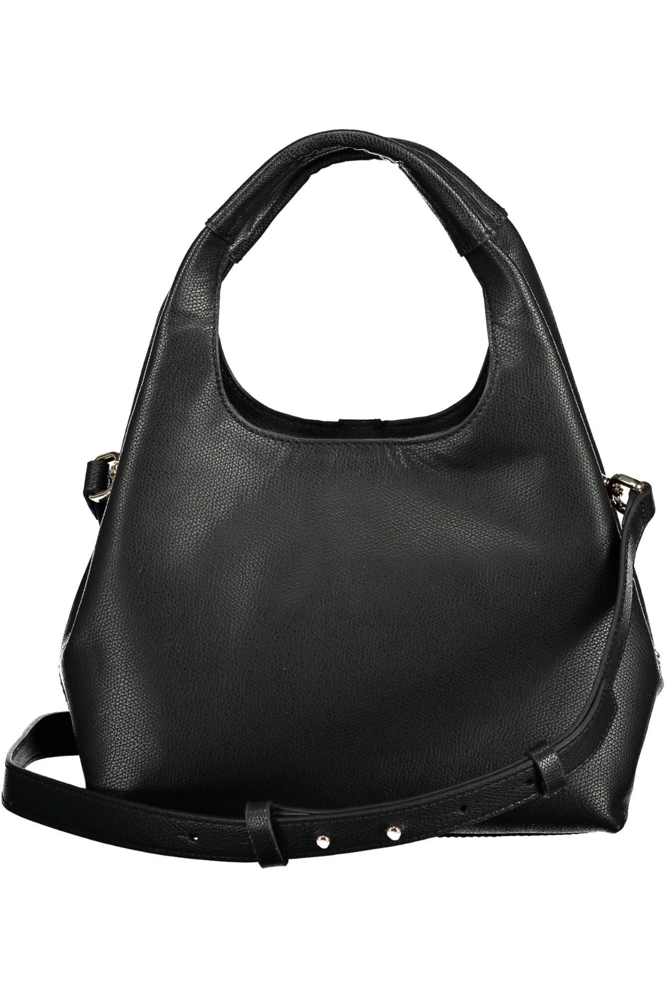 Black Polyurethane Handbag