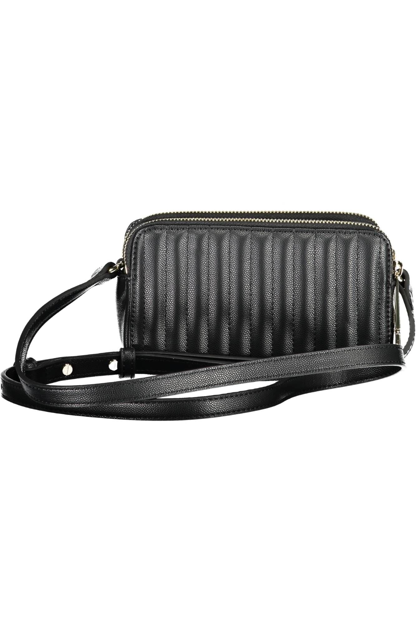 Black Polyurethane Handbag