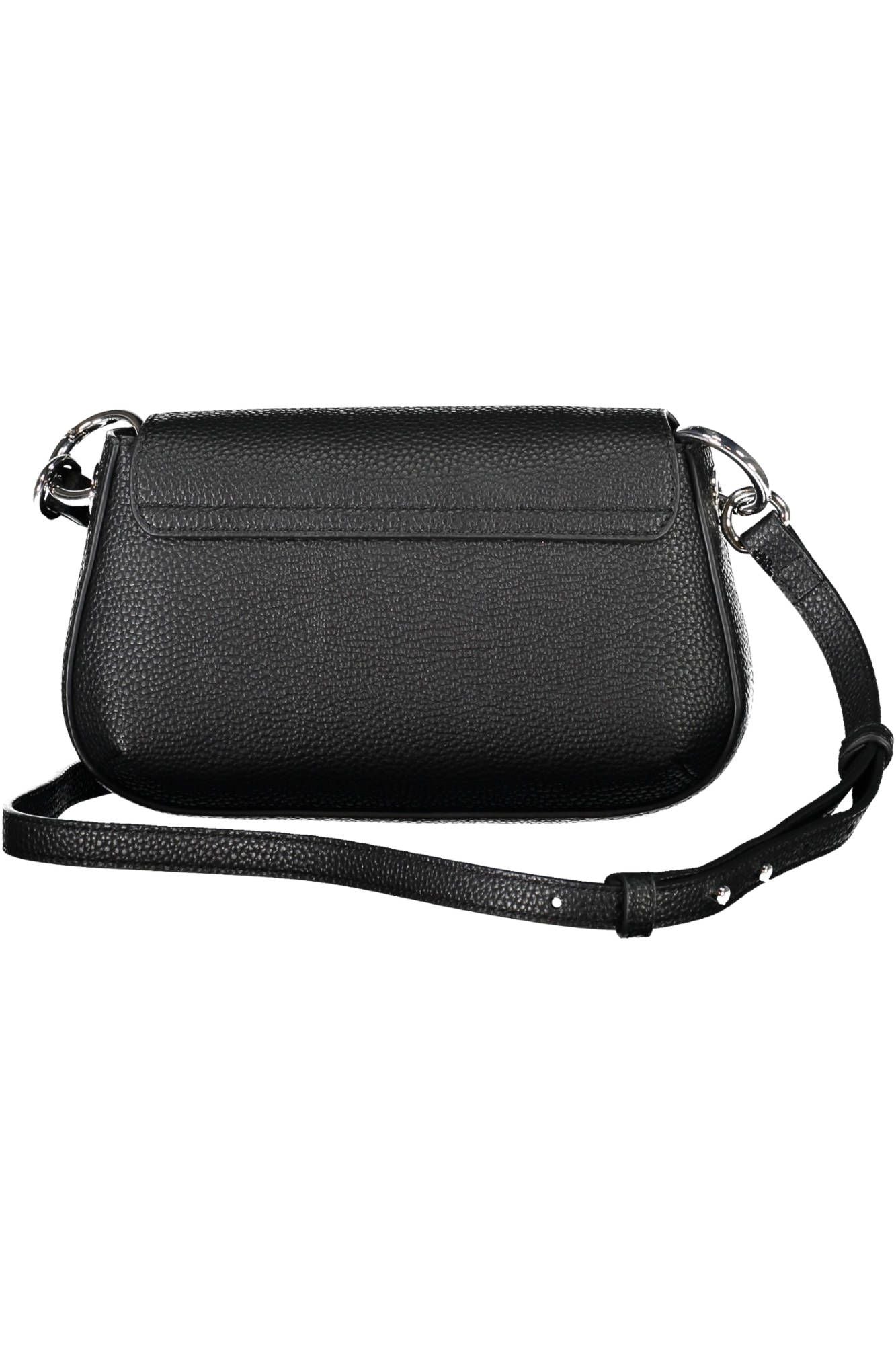 Black Polyurethane Handbag