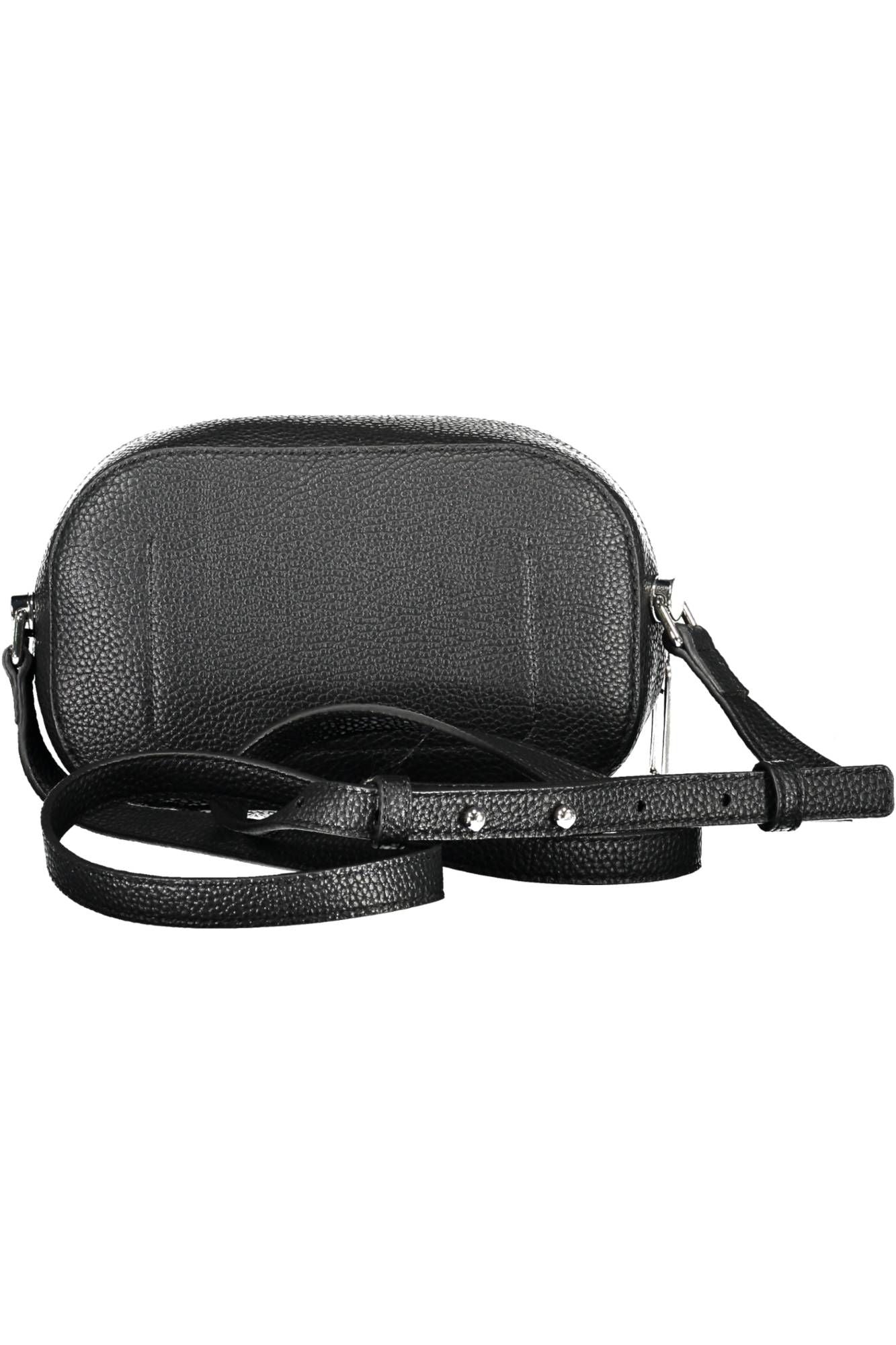 Black Polyurethane Handbag