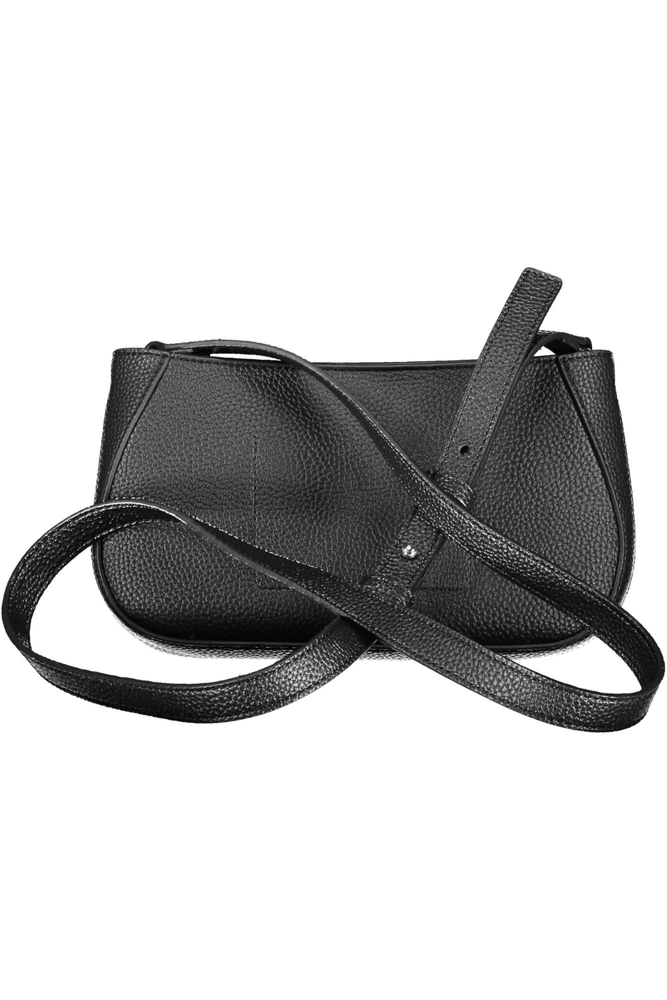 Black Polyurethane Handbag