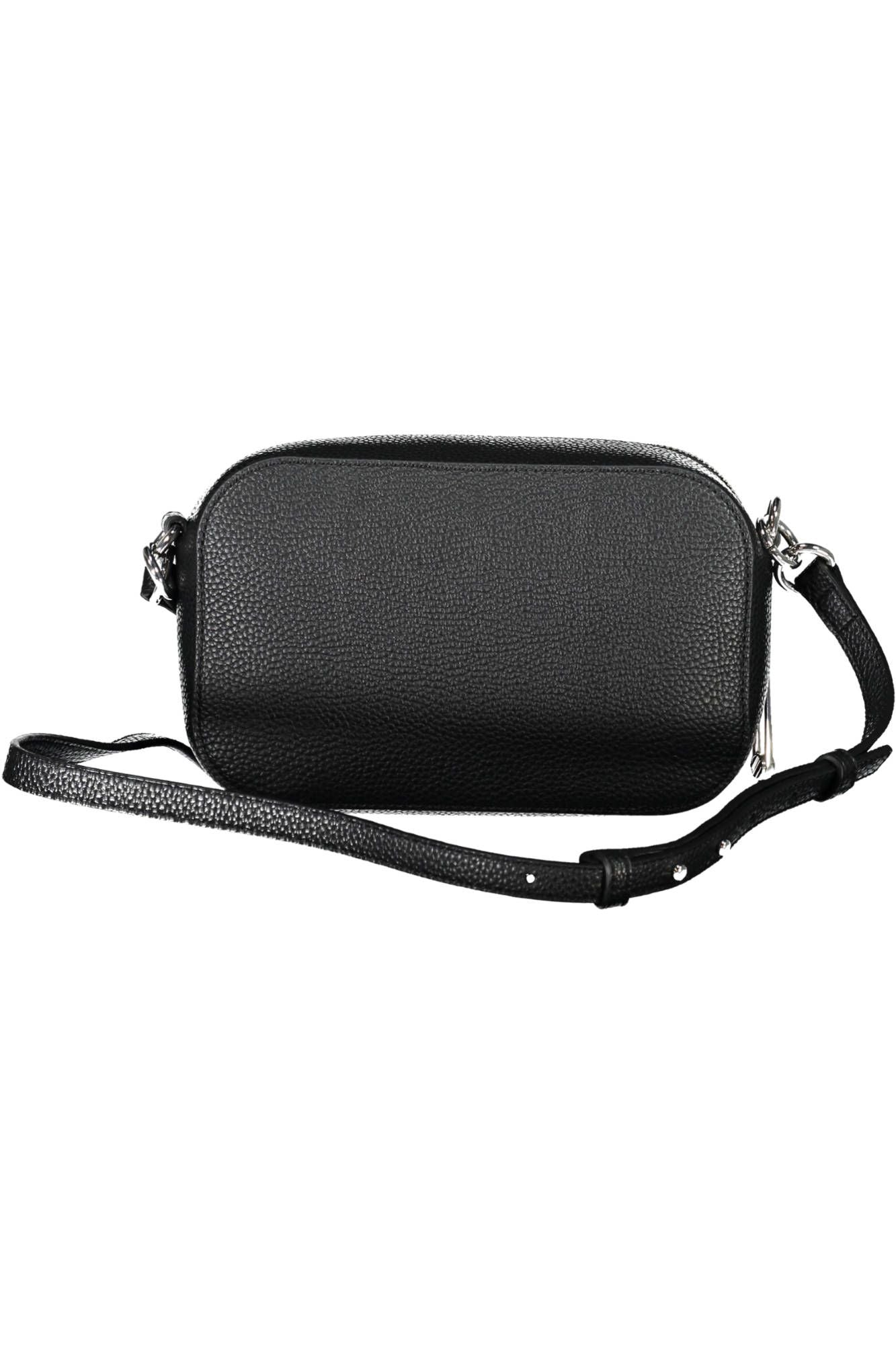 Black Polyurethane Handbag