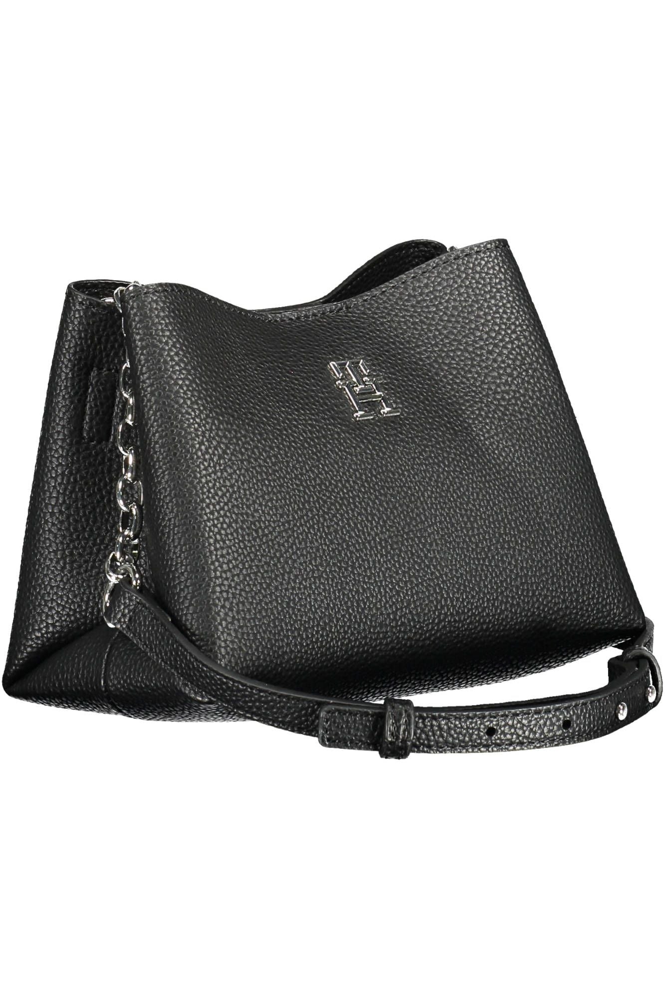 Black Polyester Handbag