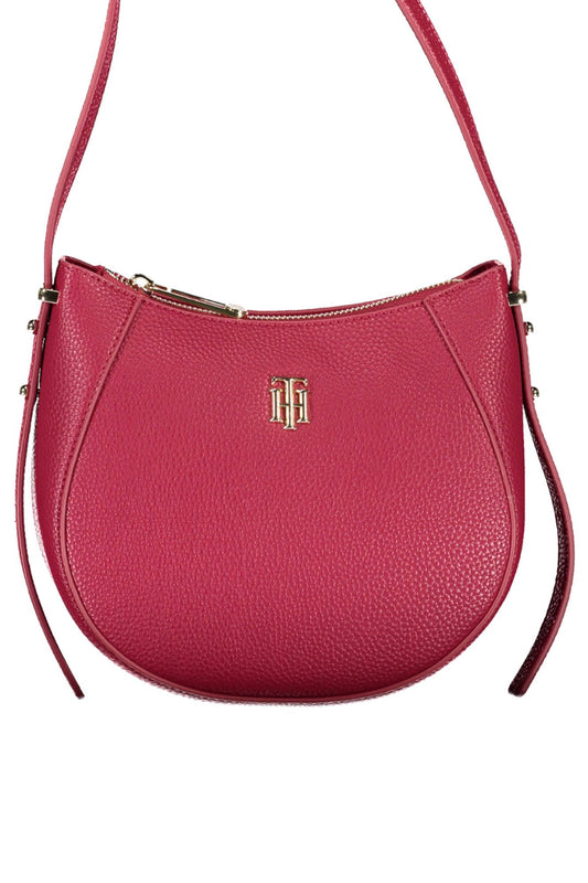 Red Polyurethane Handbag