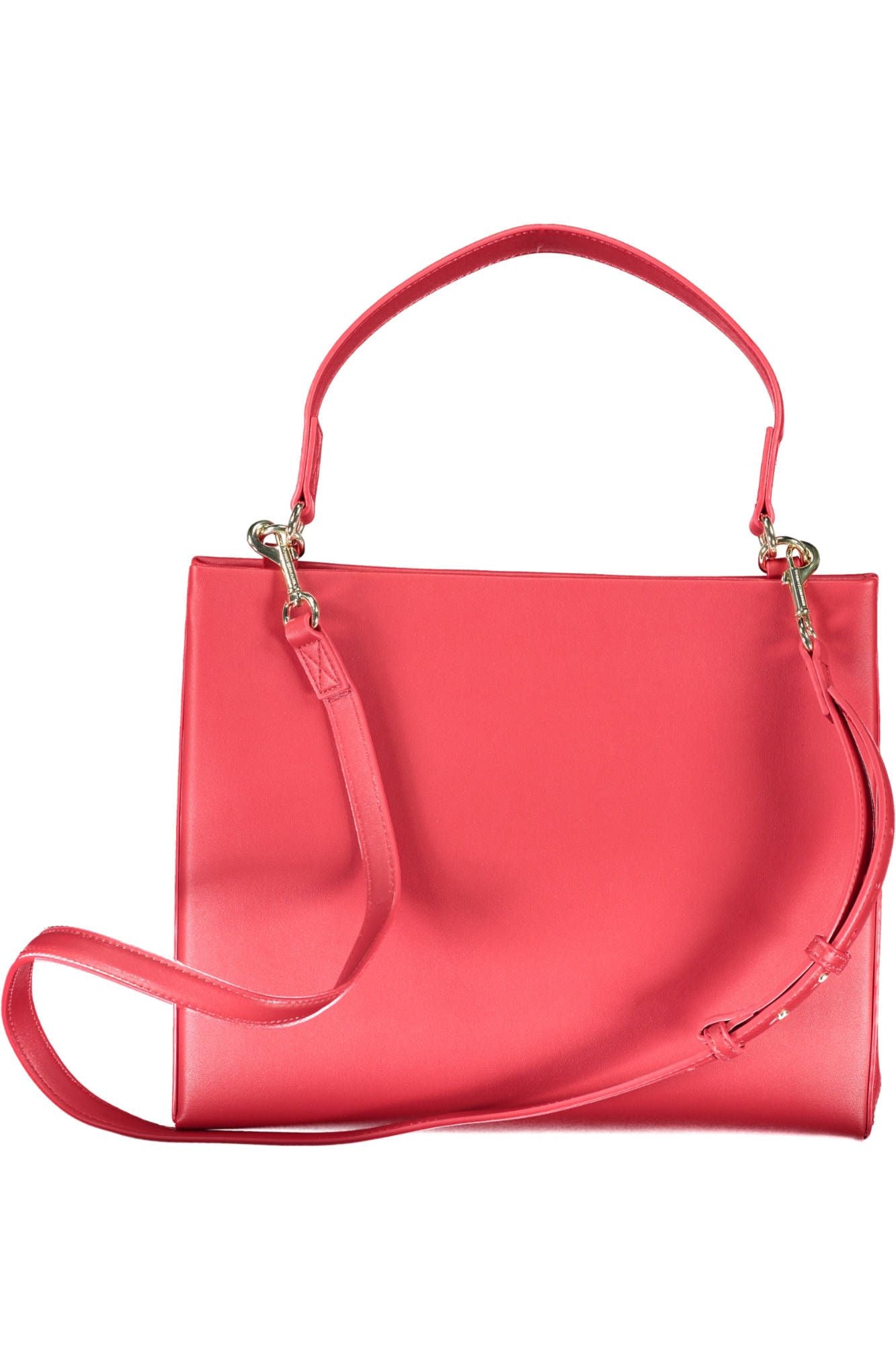 Red Polyurethane Handbag