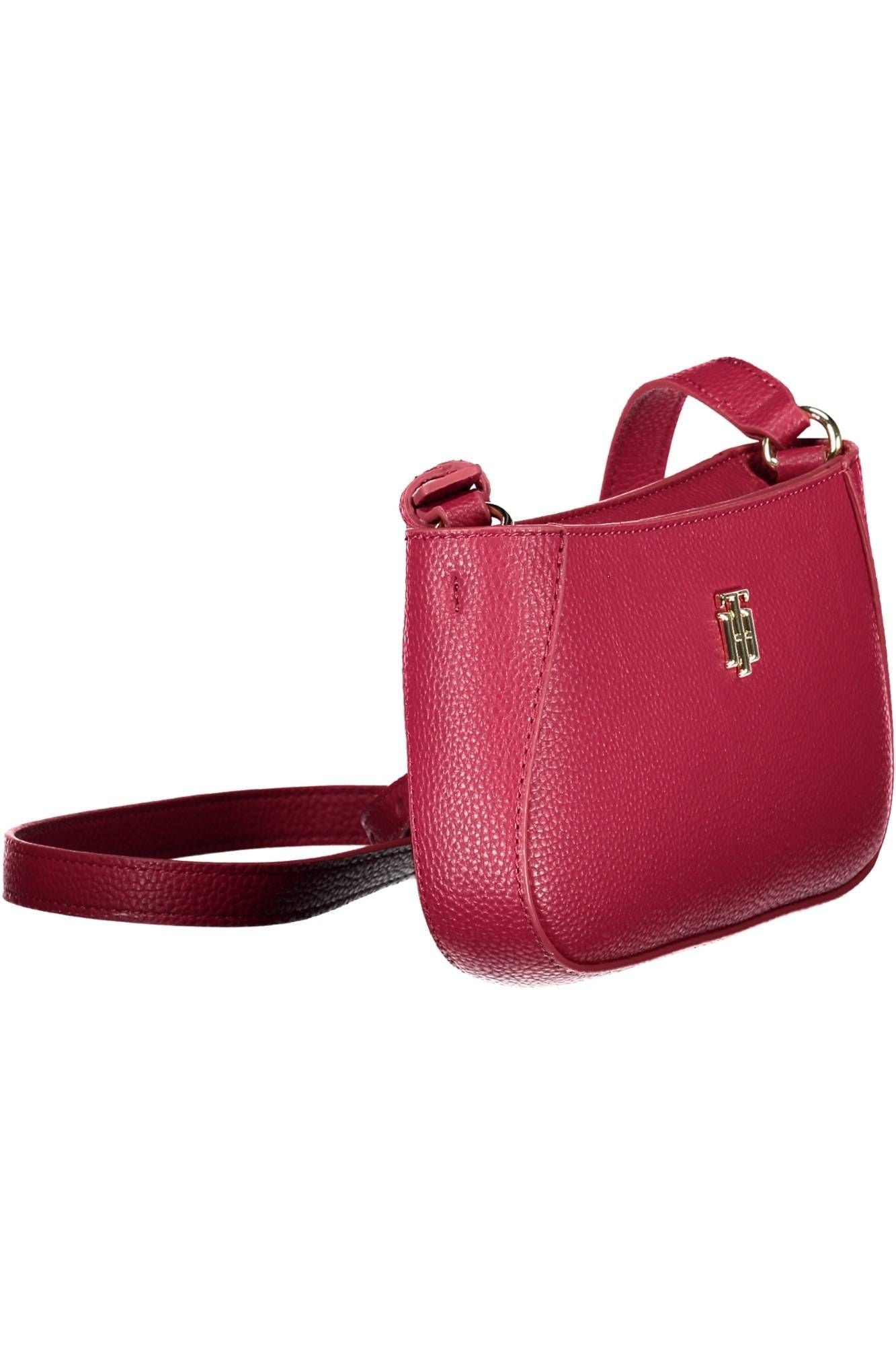 Red Polyurethane Handbag