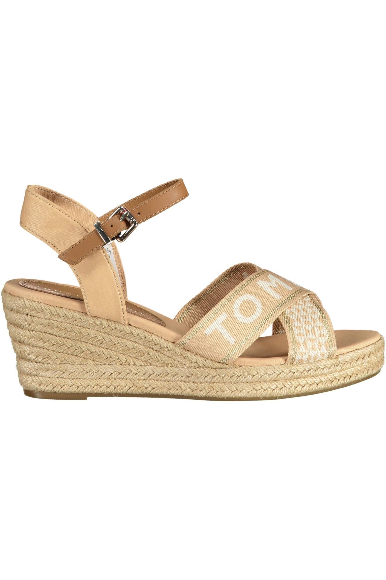 Beige Polyester Sandal