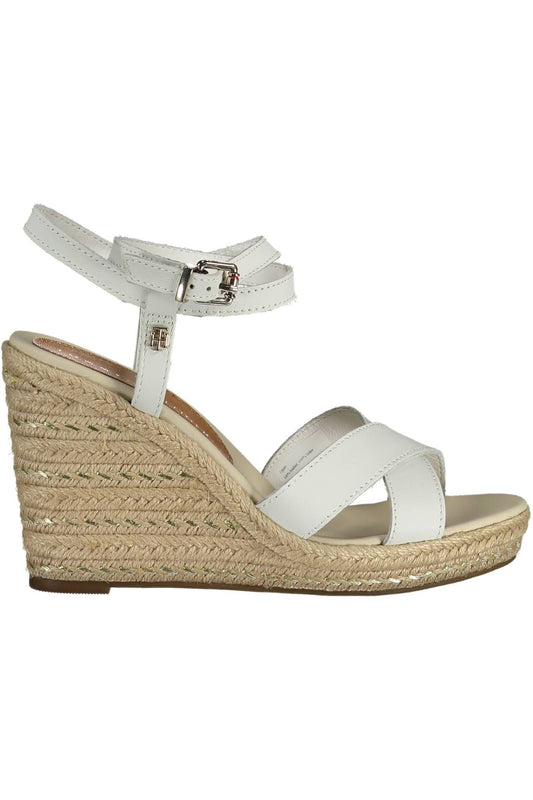 White Polyester Sandal