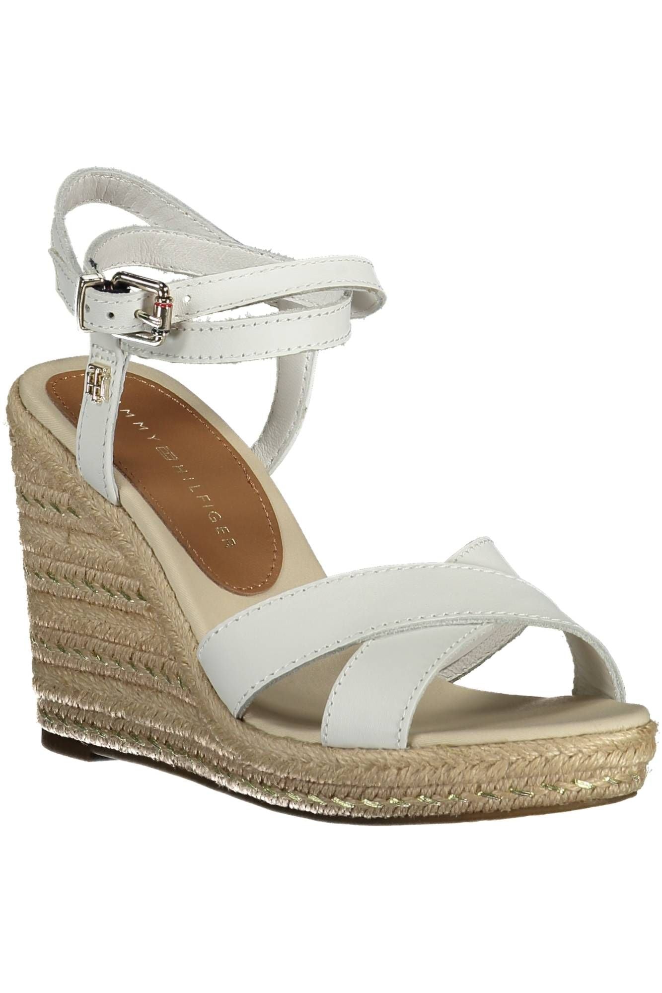 White Polyester Sandal