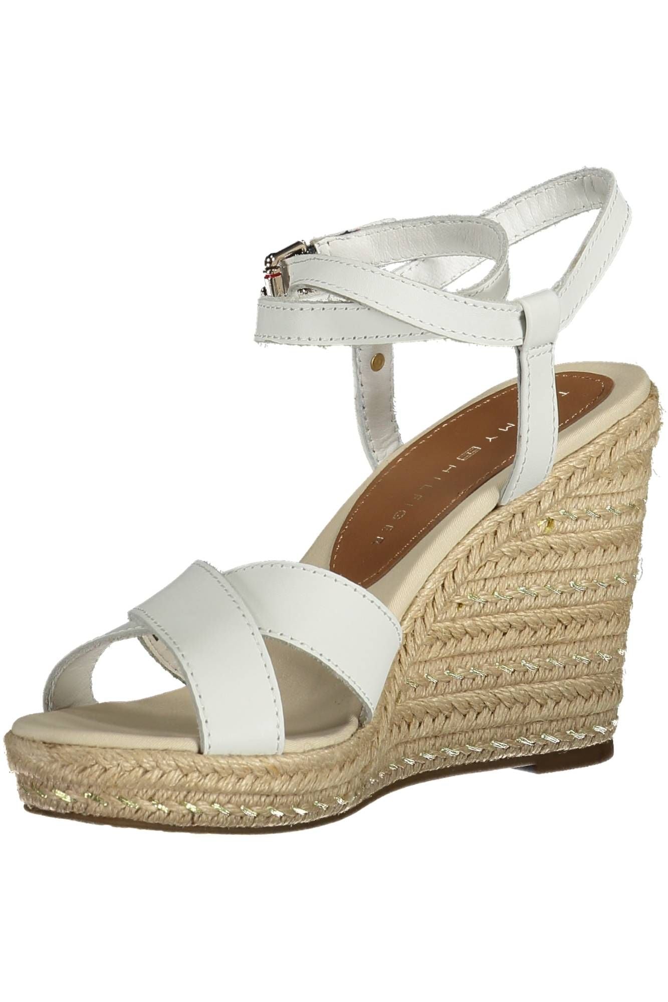 White Polyester Sandal