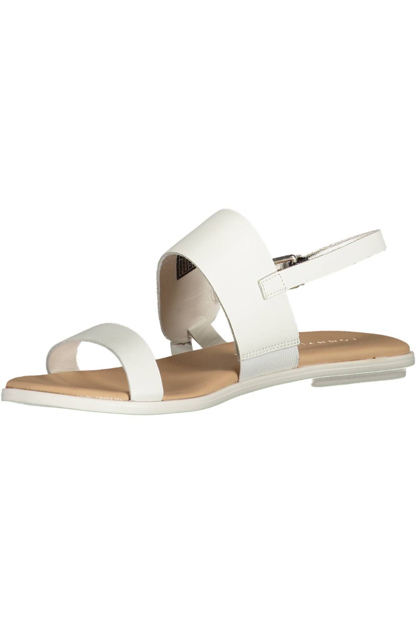 White Leather Sandal