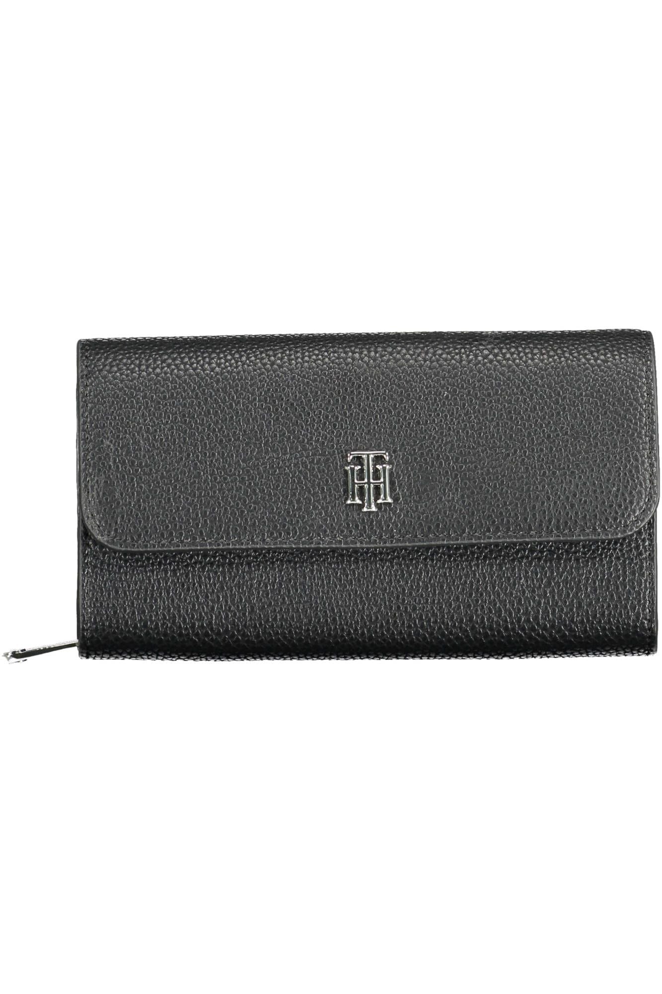 Black Polyurethane Wallet