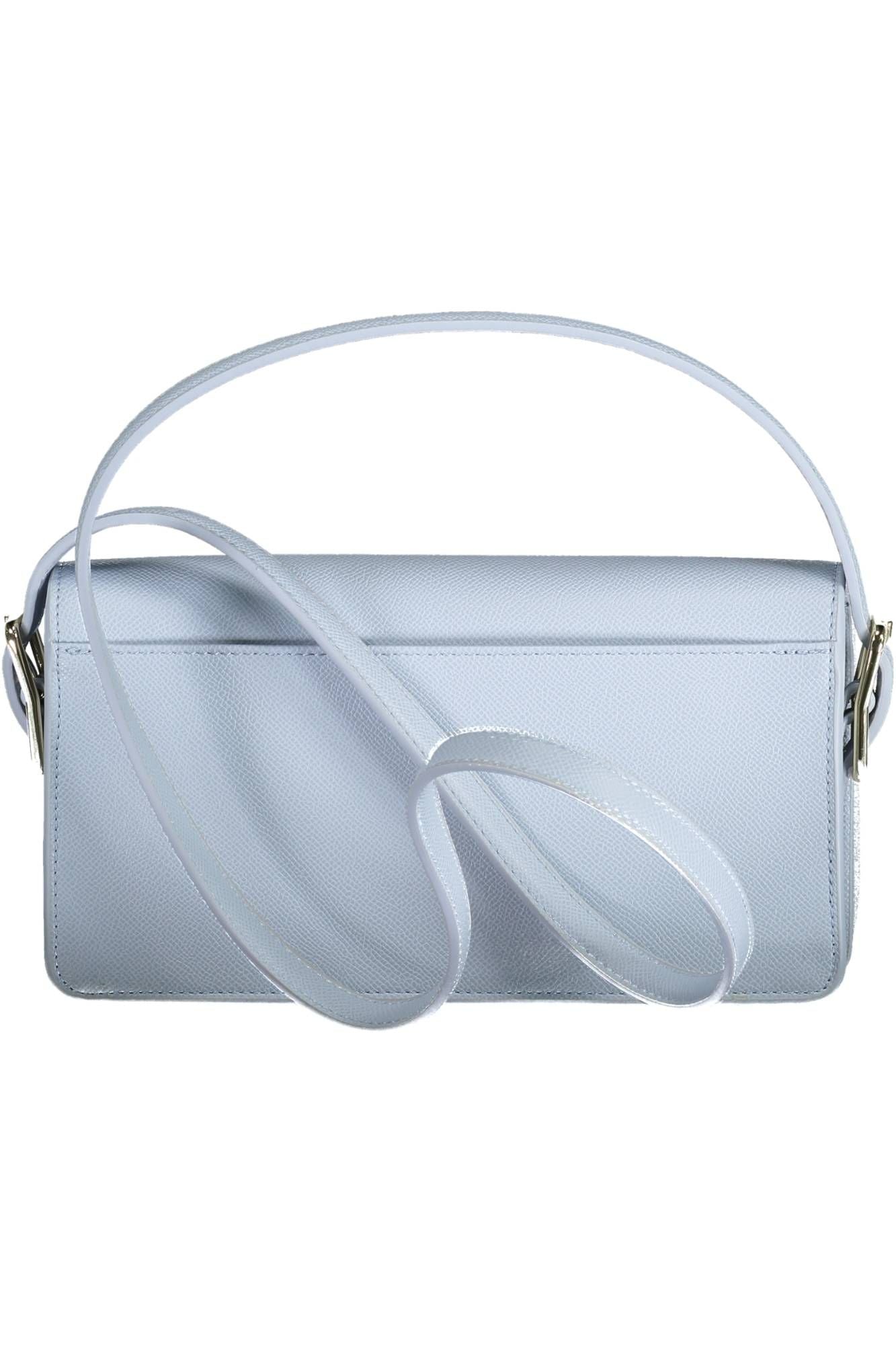 Light Blue Polyurethane Handbag