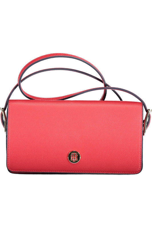 Red Polyurethane Handbag