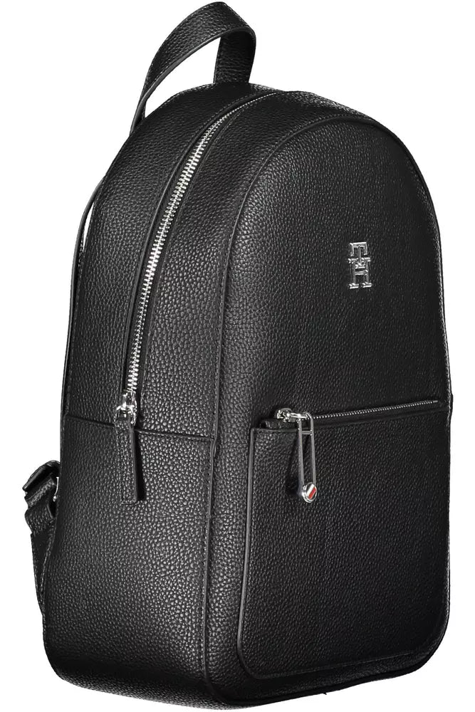 Black Polyethylene Backpack