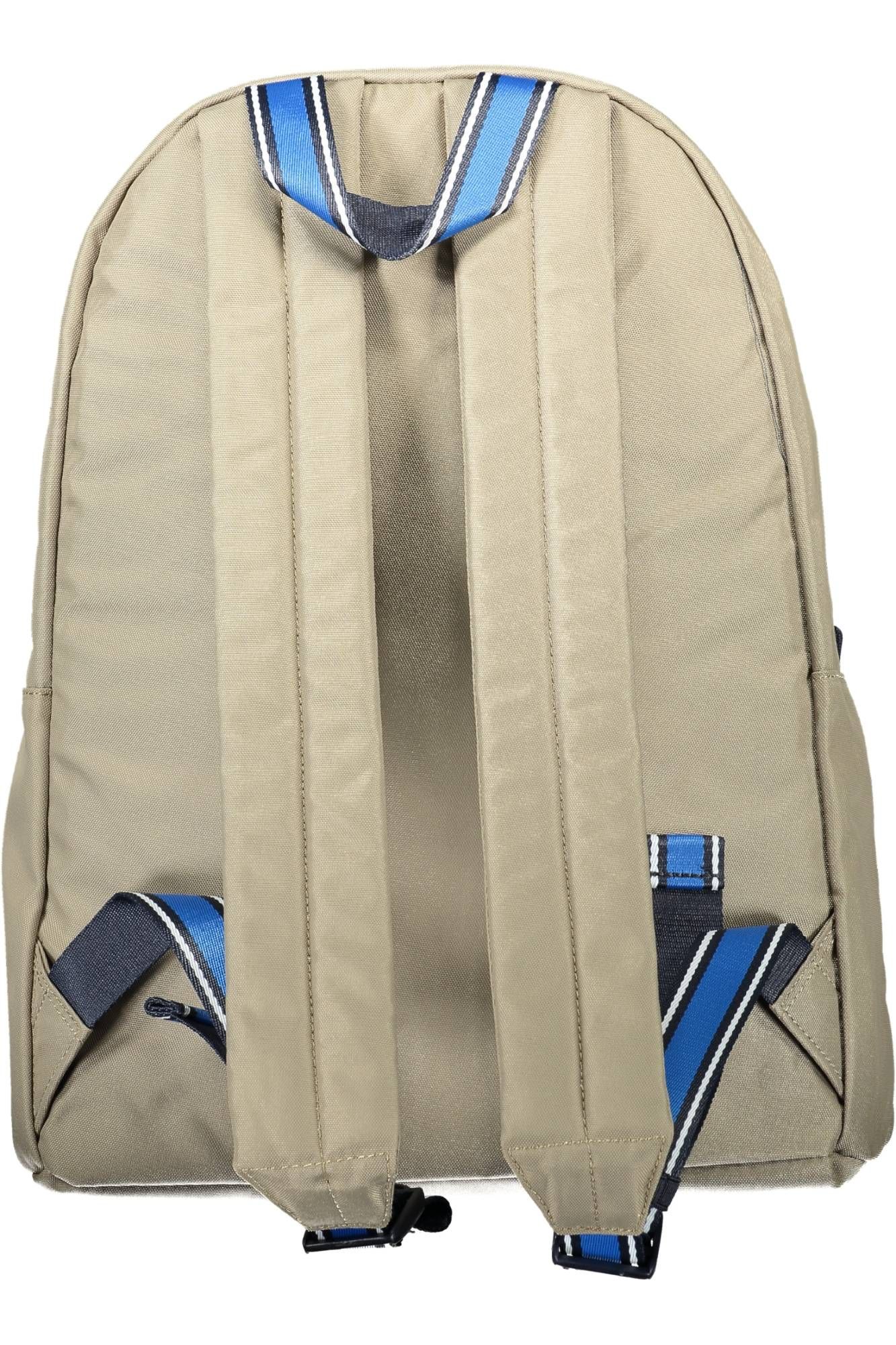 Beige Polyester Backpack