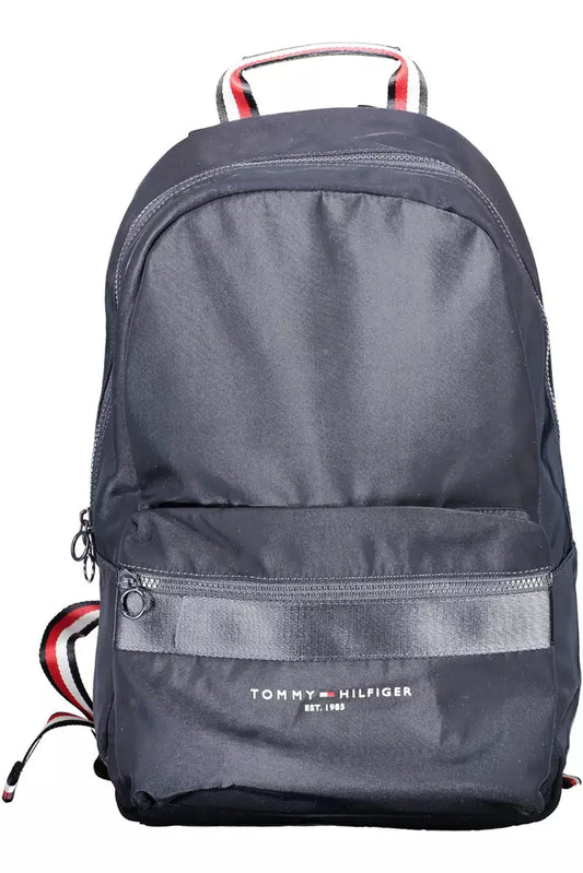 Blue Polyester Backpack