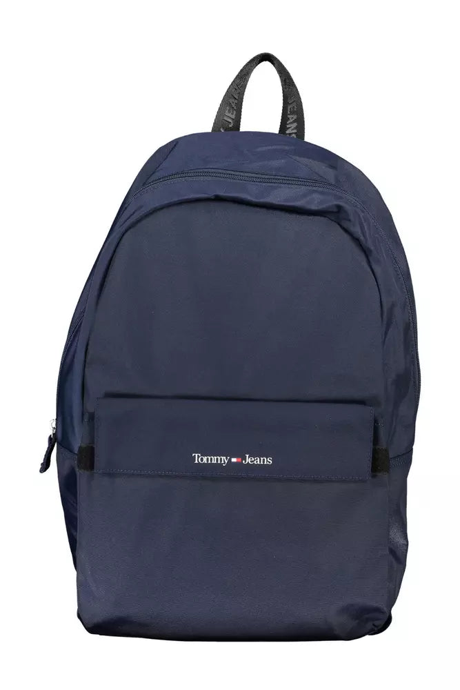 Blue Polyester Backpack