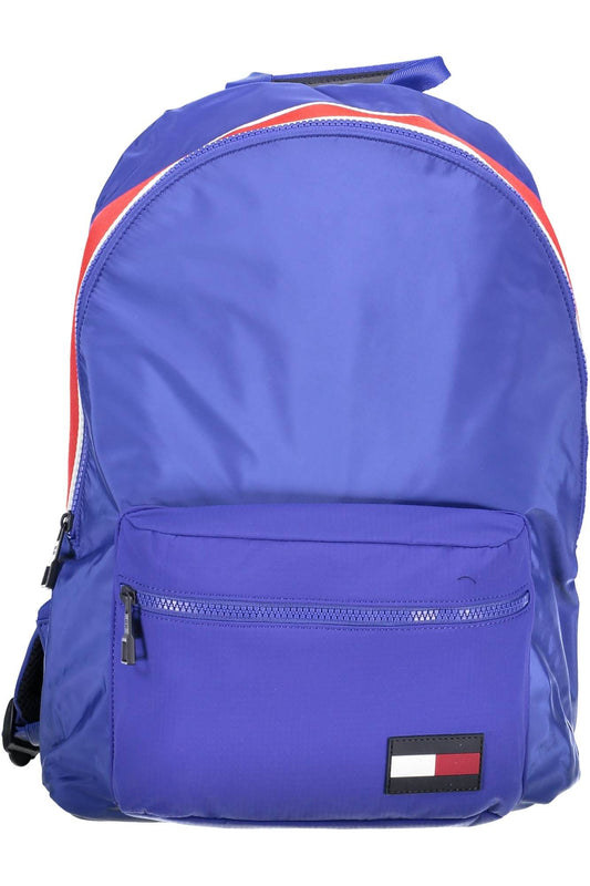 Blue Nylon Backpack