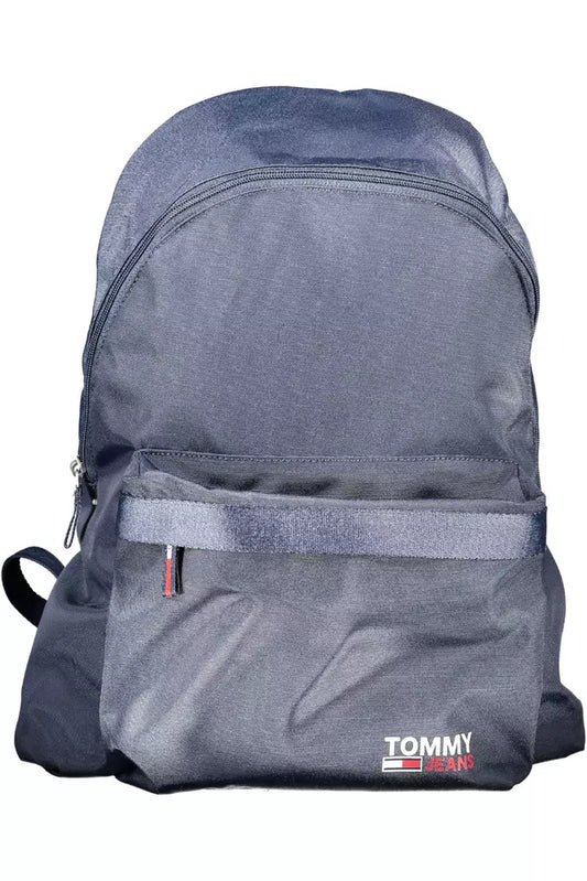 Blue Polyester Backpack