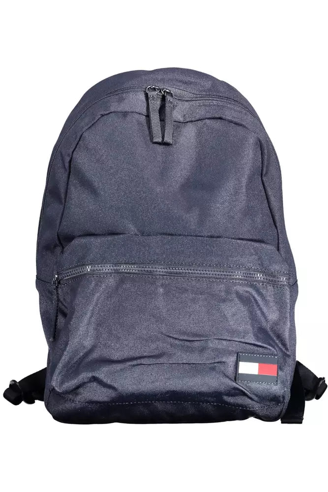 Blue Polyester Backpack