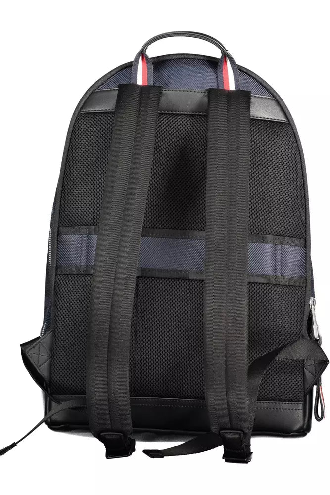 Blue Polyester Backpack