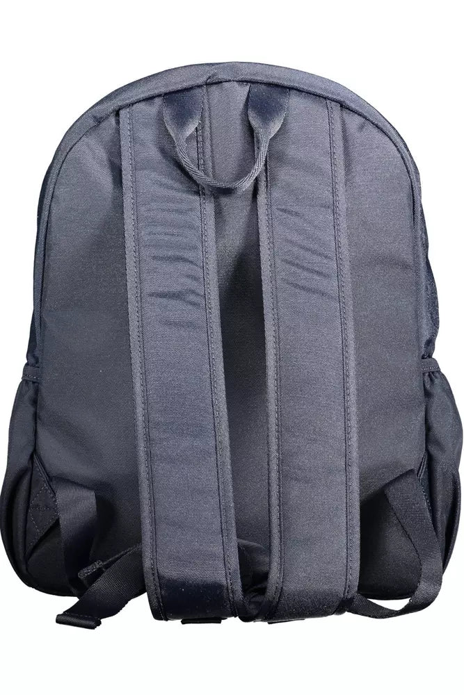 Blue Polyester Backpack