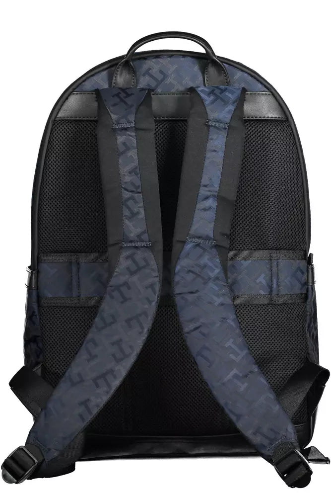 Blue Polyester Backpack