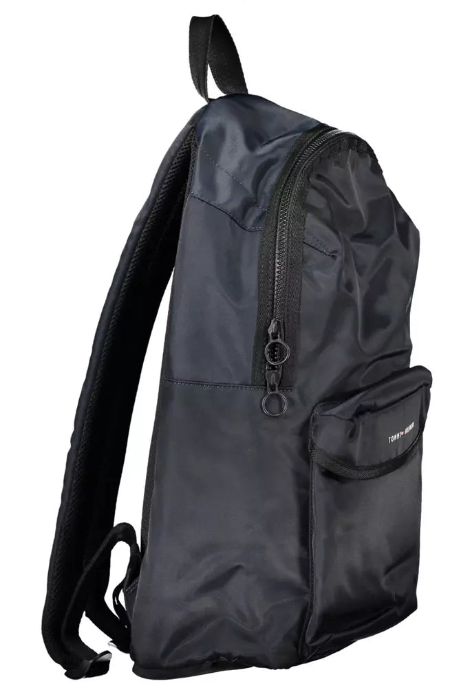 Blue Polyester Backpack