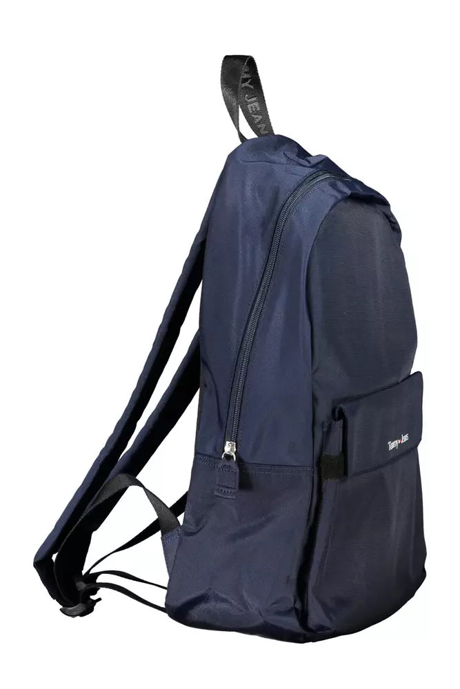 Blue Polyester Backpack