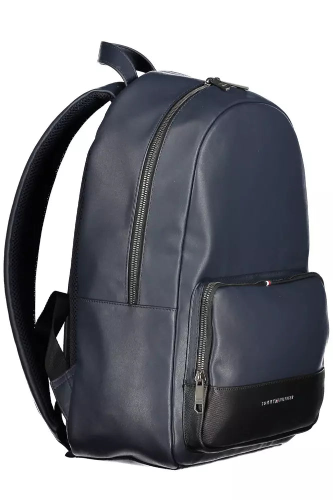 Blue Polyethylene Backpack