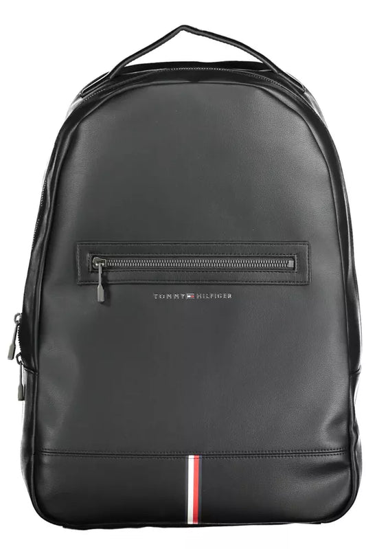 Black Polyethylene Backpack