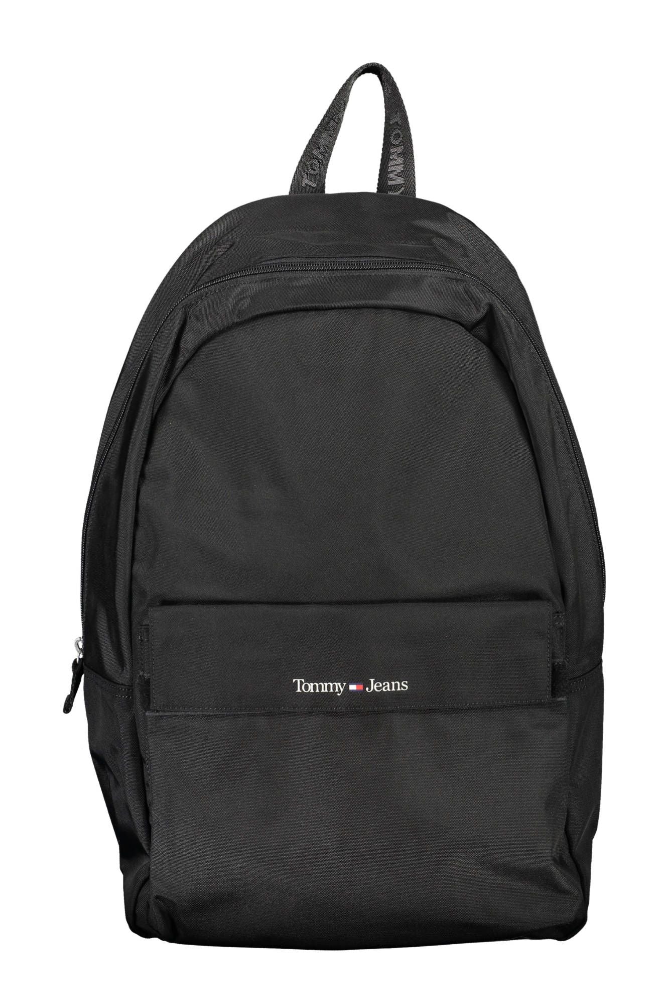 Black Polyester Backpack