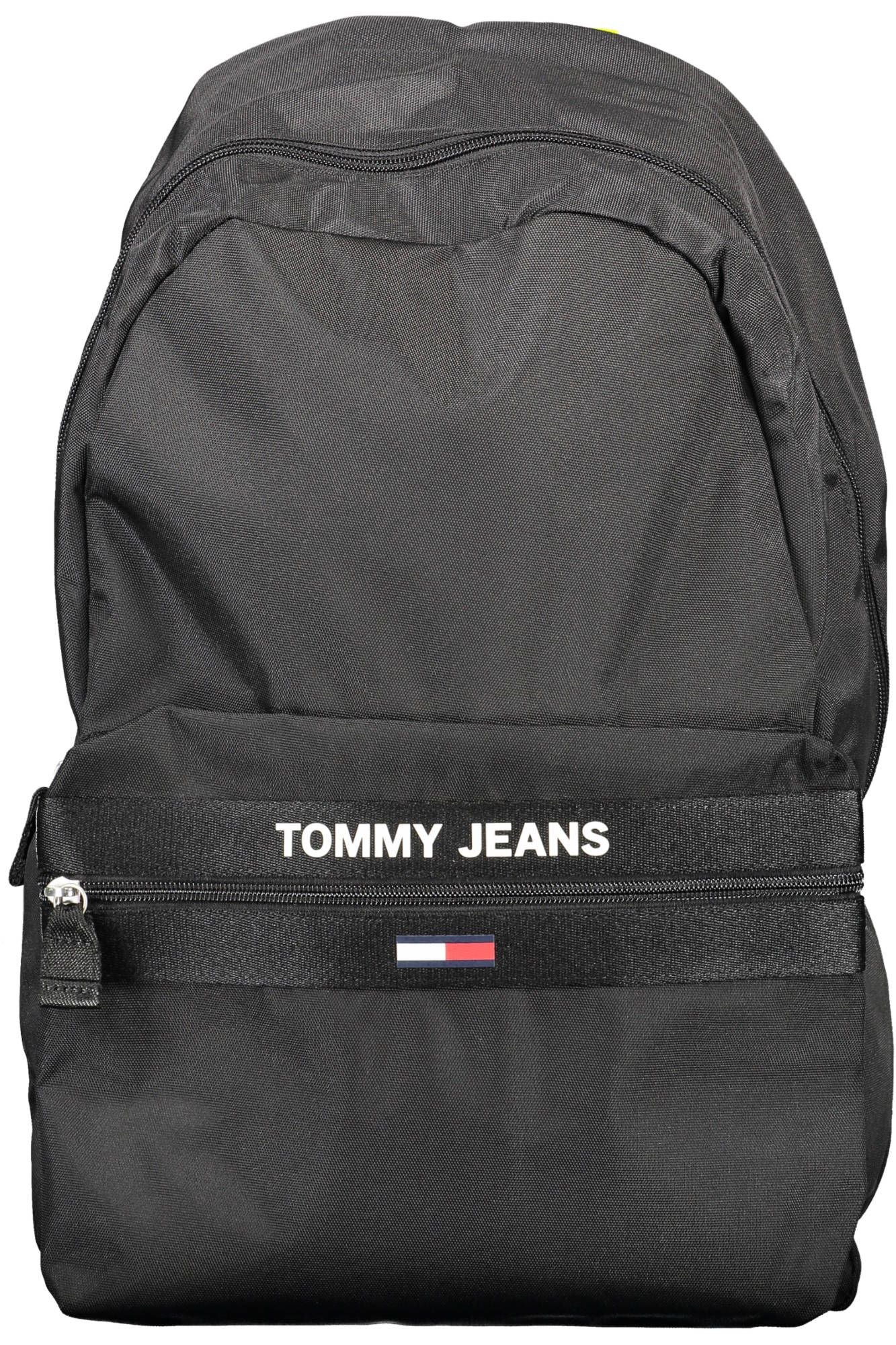 Black Polyester Backpack