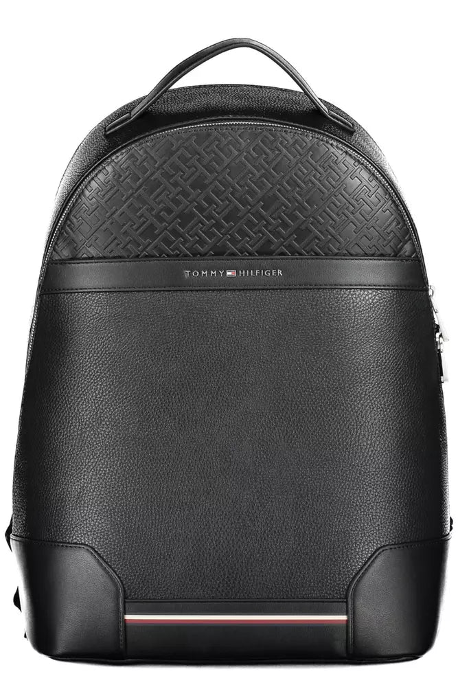 Black Polyethylene Backpack