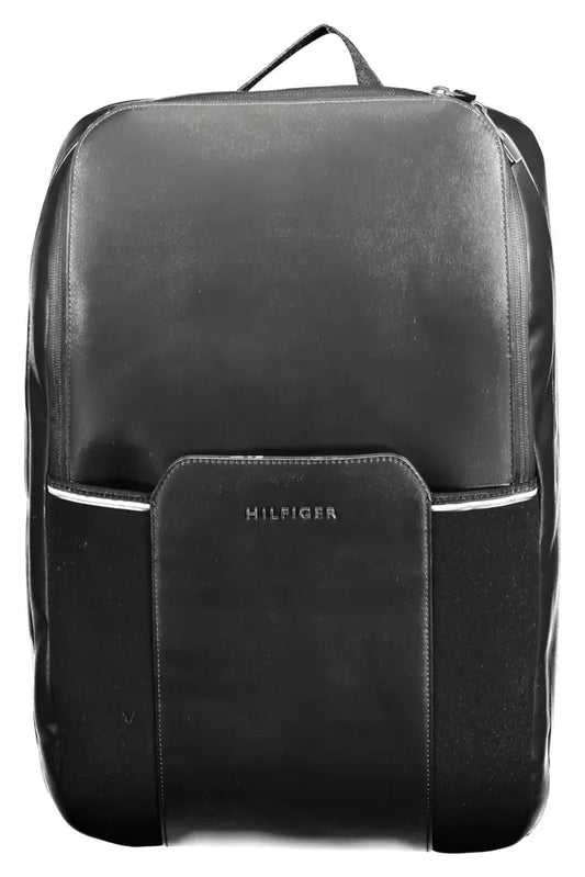 Black Polyester Backpack