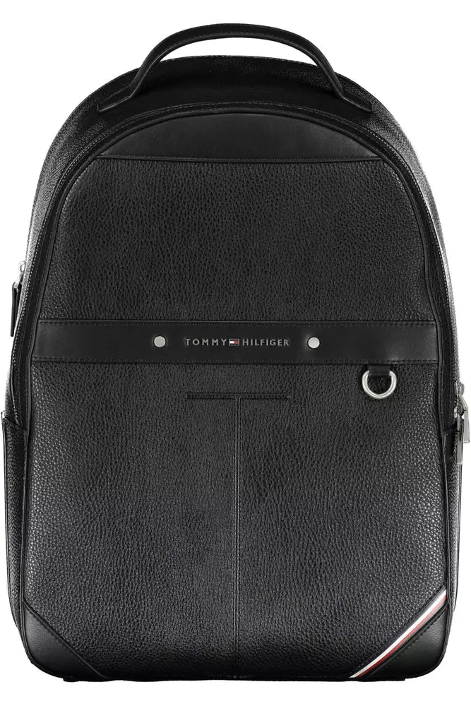 Black Polyethylene Backpack