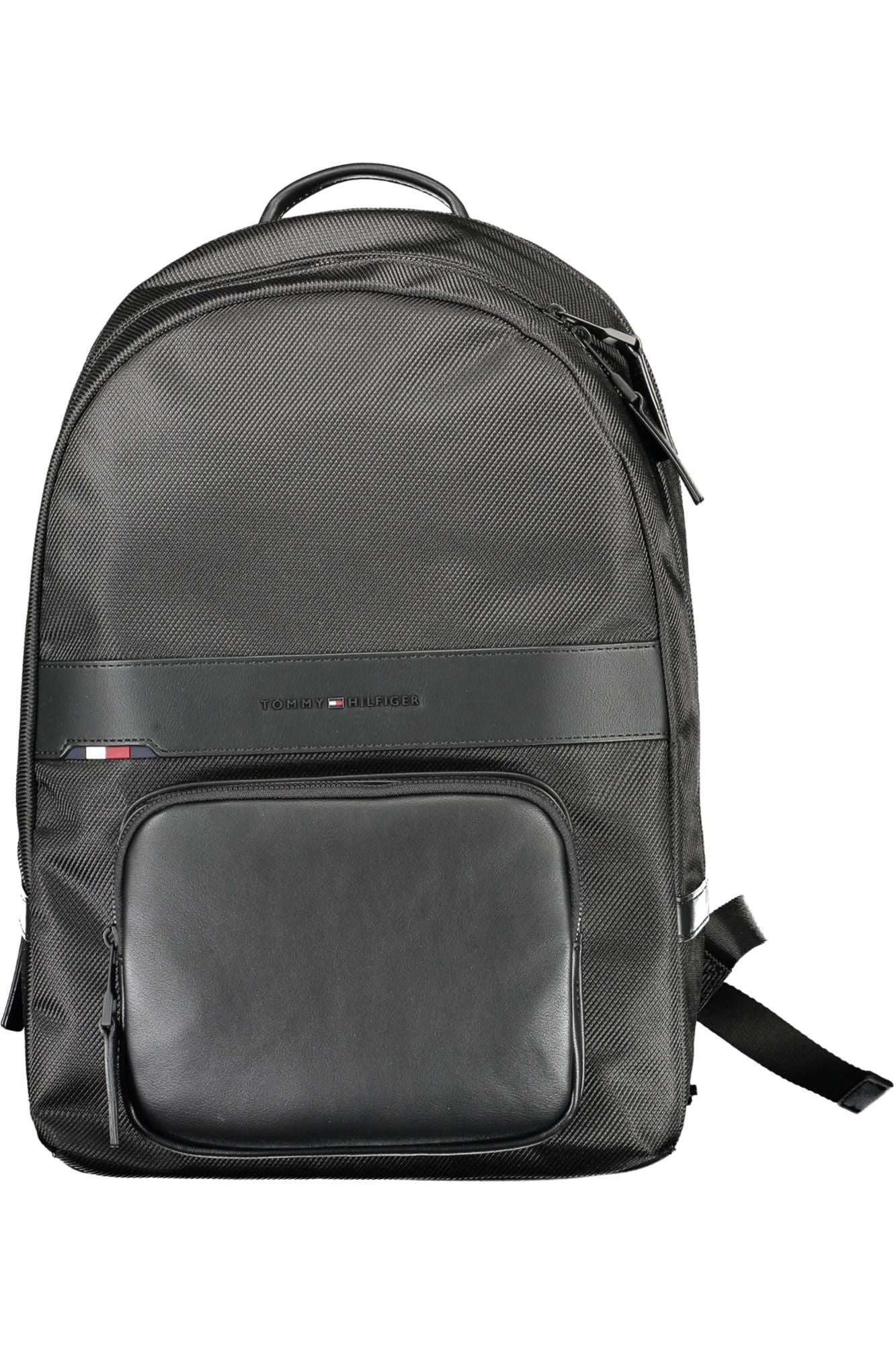 Black Polyester Backpack