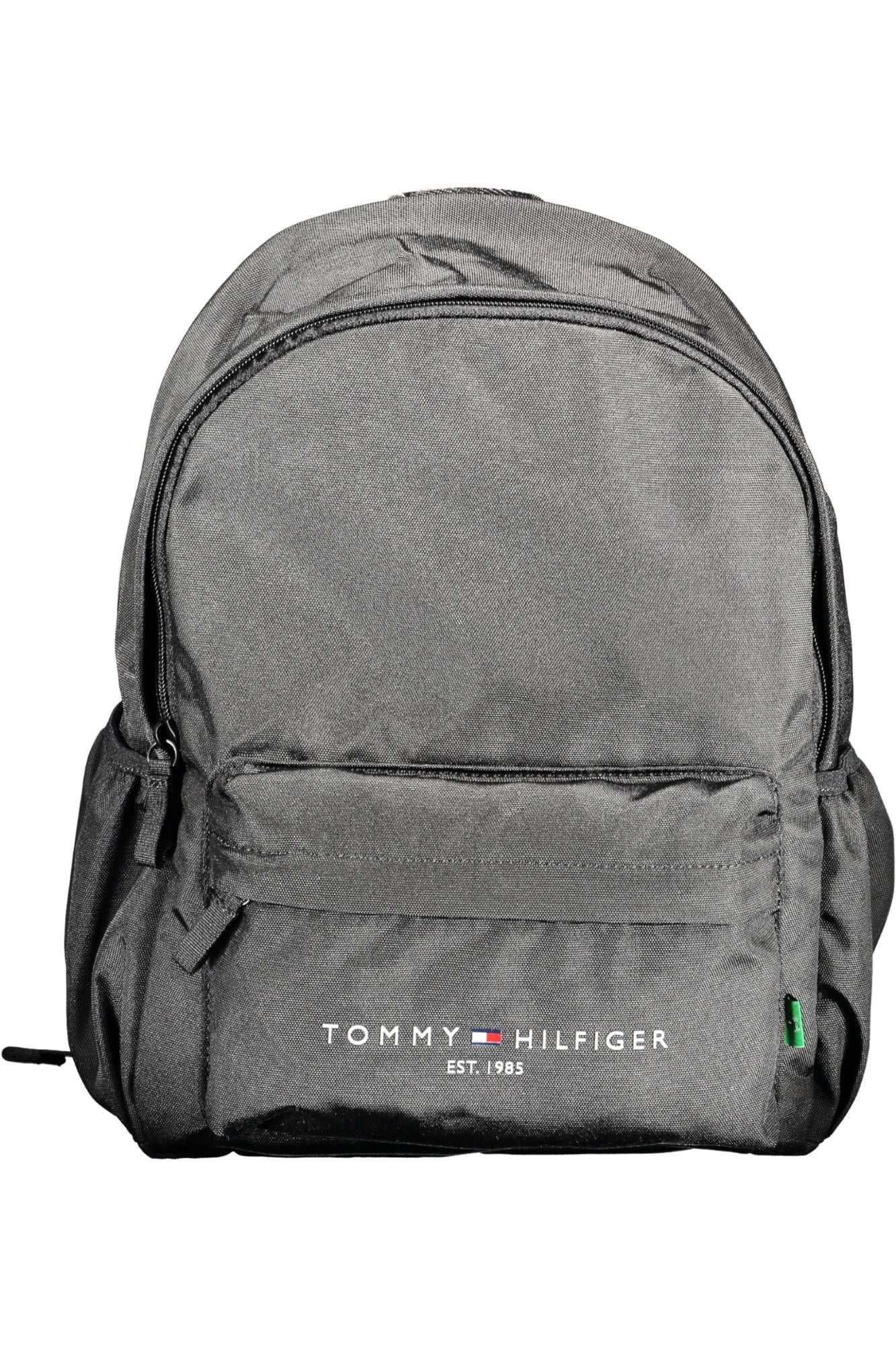 Black Polyester Backpack