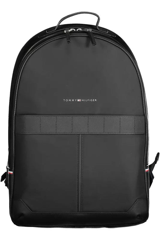 Black Polyester Backpack