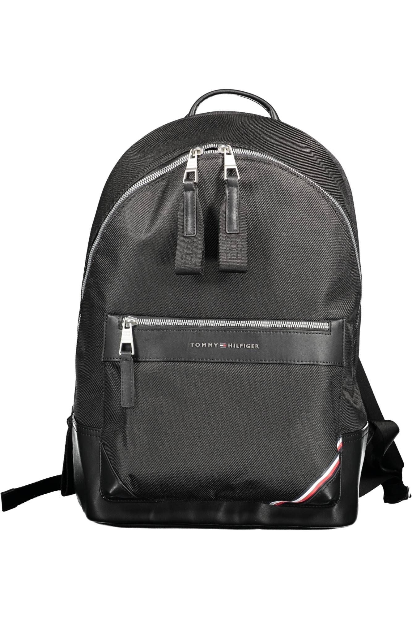 Black Polyester Backpack