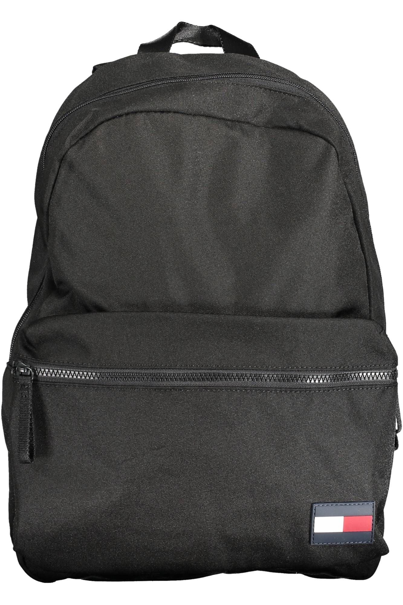 Black Polyester Backpack